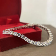 Diamond bracelet 925 Silver 3mm High Carbon Fashion Fine Jewelry