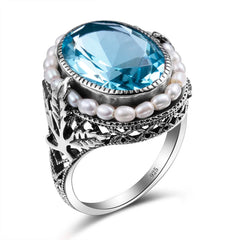 December Birthstone Natural Gemstone Ring Pure Fine Jewelry