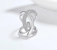 Moissanite Rings Fashion High Quality Silver 925 