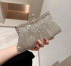 Women Elegant Luxury Evening Clutch Purse Prom Banquet Shoulder Bag