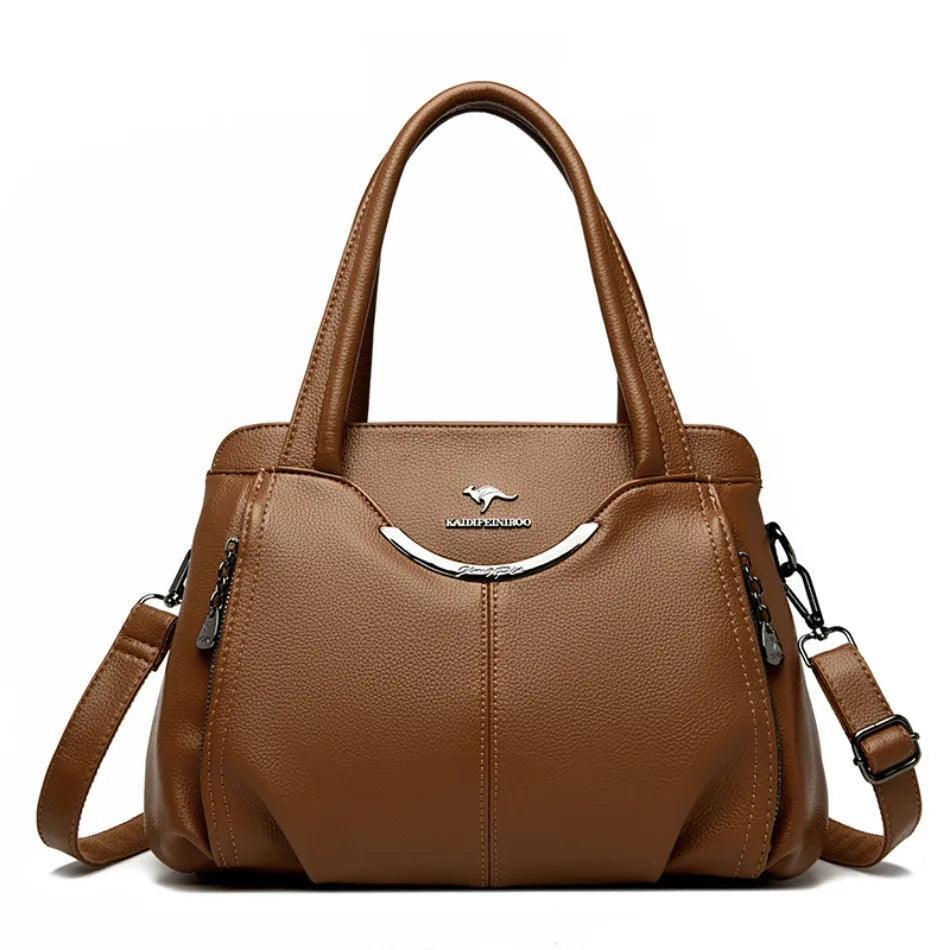 Genuine Luxury Handbags designer Soft Leather Shoulder For Women