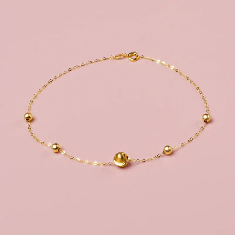 Fine Jewelry 18K Gold Bracelet eyeball For Women