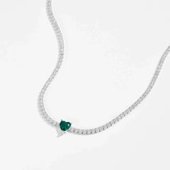 January Birthstone Gemstone Luxury Choker Necklace Women Fine Jewelry