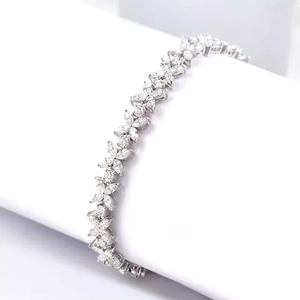 Diamond Bracelets High 925 Sterling Silver Jewelry for Women