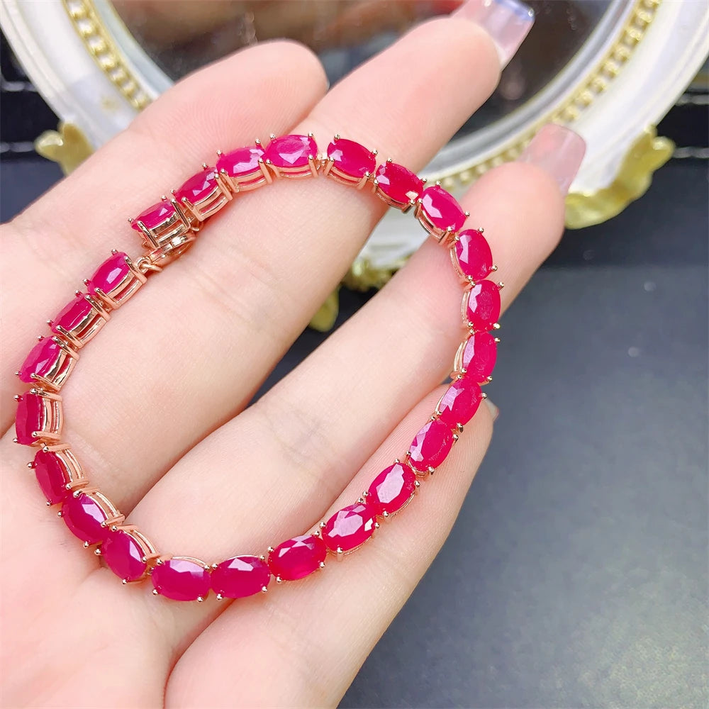 July Birthstone Natural Gem Bracelet Party High Quality Jewelry