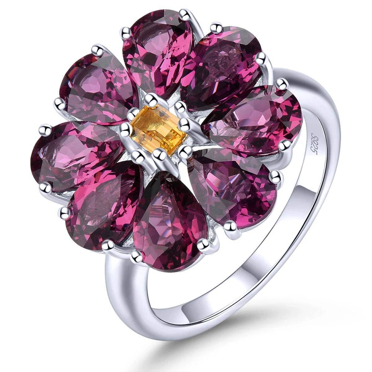 August Birthstone Ring Gemstone Romantic Exquisite Style Fine Jewelry