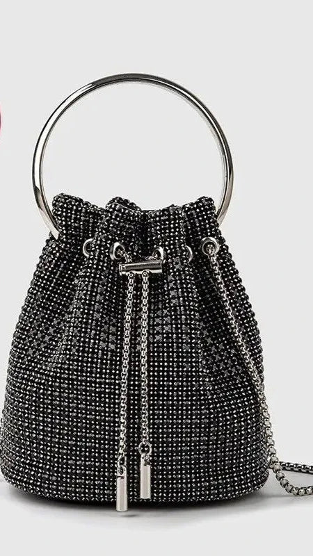 Bucket bags Women's inlaid diamond Fashion dinner women luxury