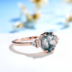 May Birthstone Natural Gemstone Ring Pure Fine Jewelry