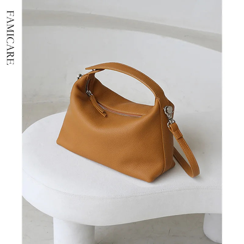 Women's Bag Luxury Soft Genuine Leather Lady Fashion Casual Shoulder