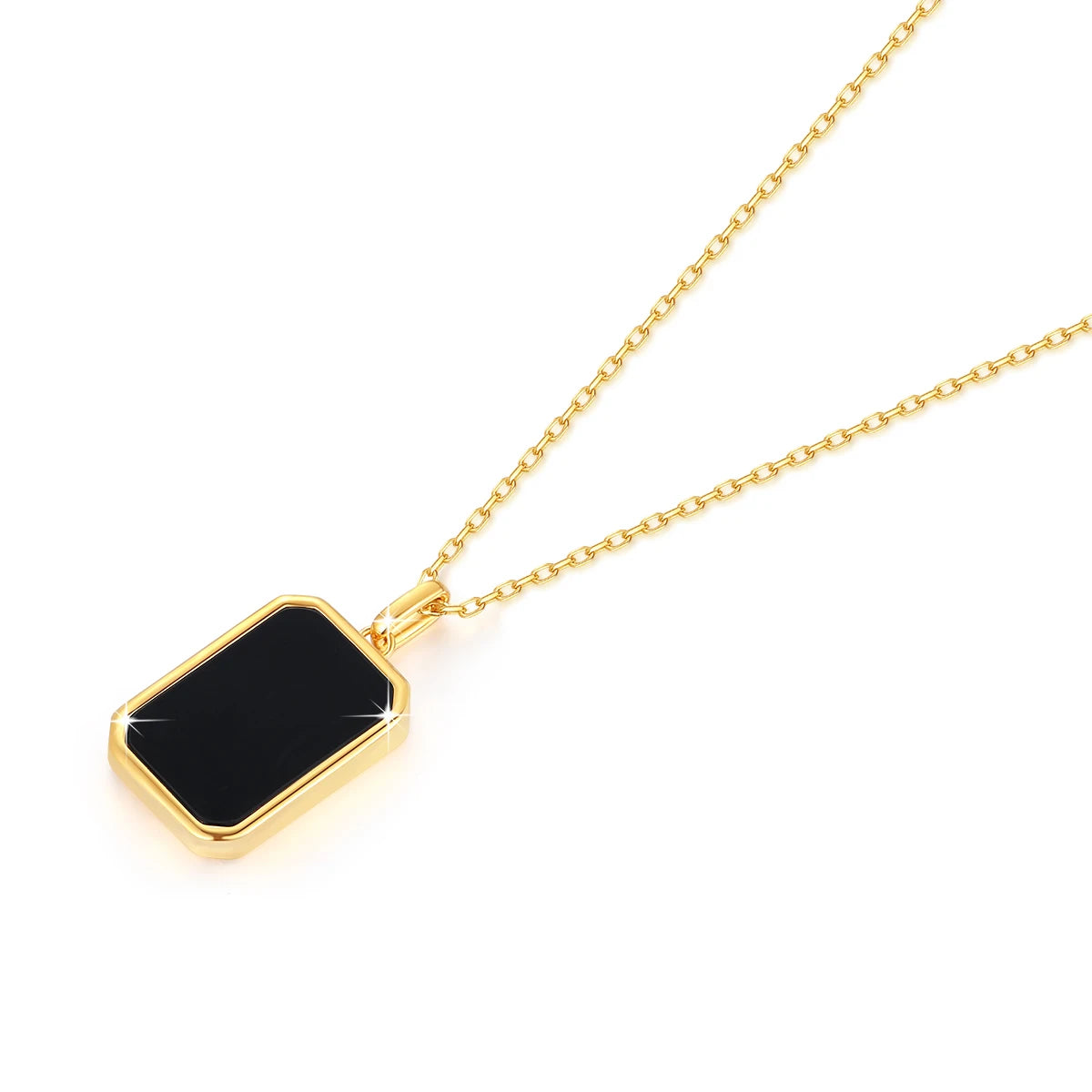 April Birthstone Pendant Square Shape Pendant Necklaces Jewelry