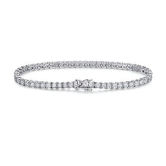 Tennis Bracelet Moissanite Sterling Silver 925 Diamond 
