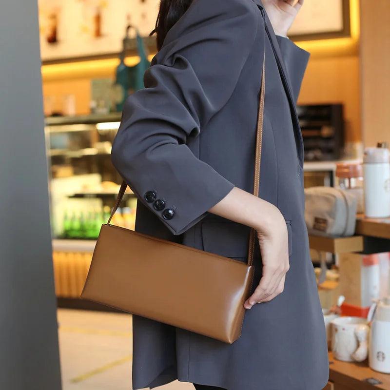 New Underarm Bag Women's Genuine Leather Shoulder High Quality