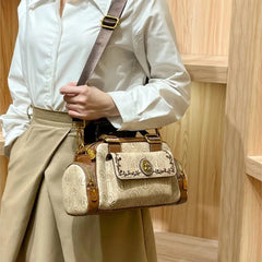 Handbag Leather for Women's Designer High Quality Retro Single Shoulder