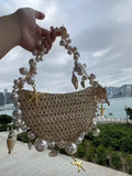 Lady Bags For Women Luxury Designer Brand Purses In Woven Beaded