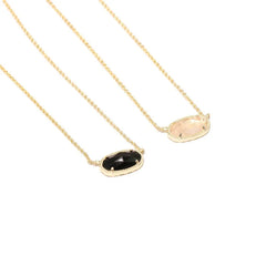 April Birthstone Temperament Oval Fashion Chain