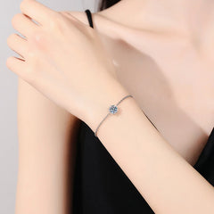 Diamond Bracelet s925 Silver Six-pointed Women Luxury Chain Jewelry