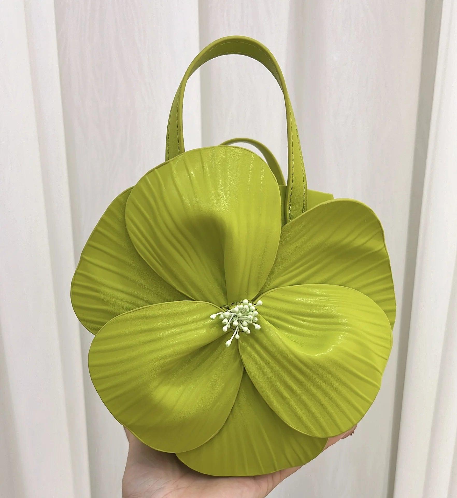 Design Flower Clutches Bag Women's Elegant Party Shoulder