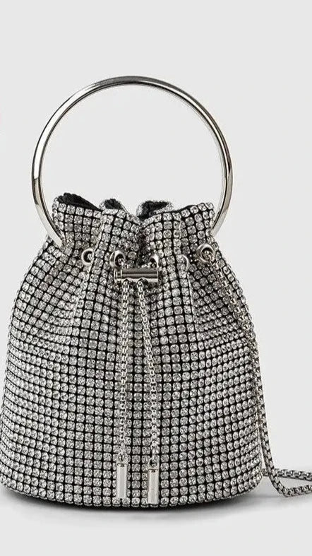 Bucket bags Women's inlaid diamond Fashion dinner women luxury