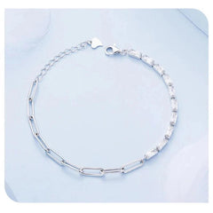 Tennis Bracelet Sterling Silver Square 925 Jewelry