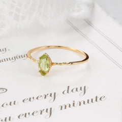 May Birthstone Natrual Ring Gemstone Gold Plated Fine Jewelry