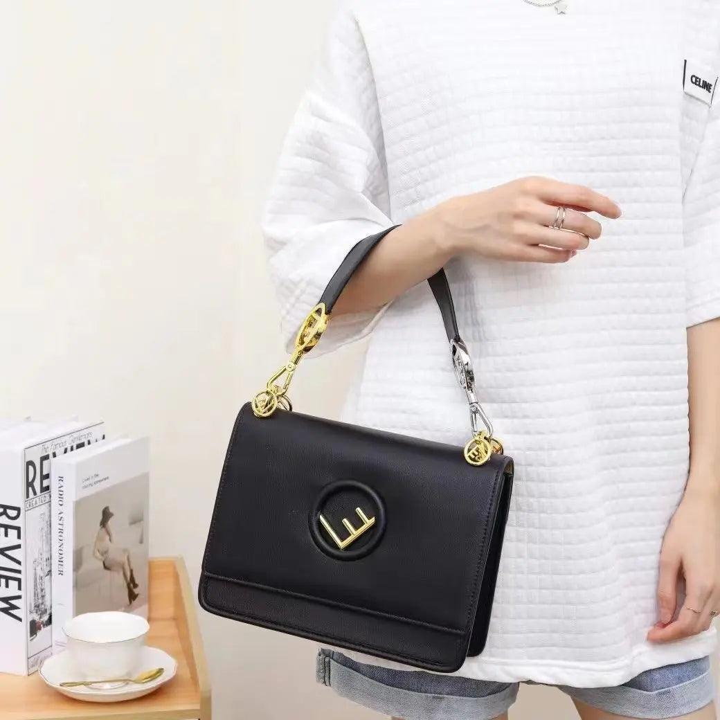 Bag Style Square Luxury Design Clamshell Metal Cross Body