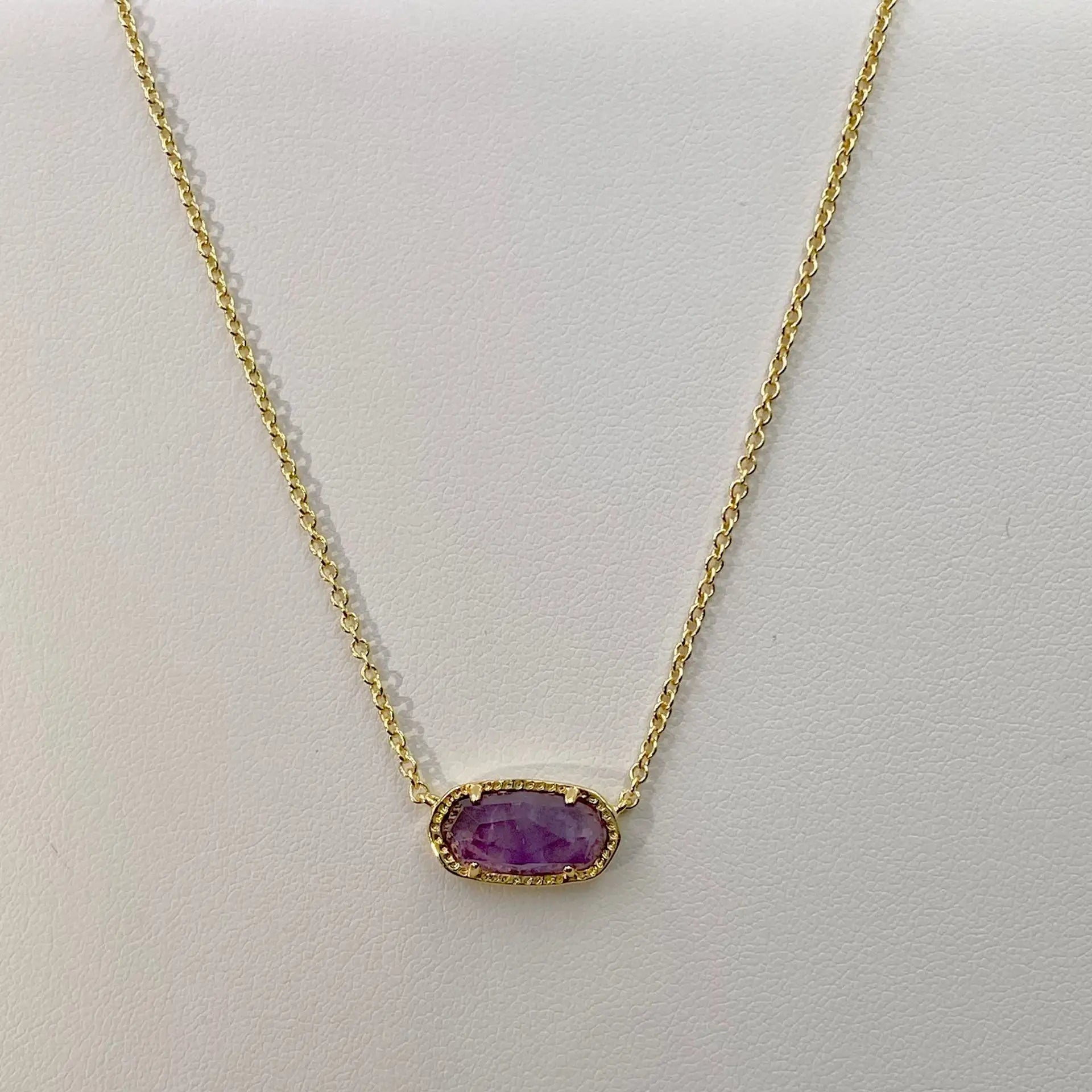 February Birthstone Sweet Fresh Natural Amethyst Gemstone Necklace