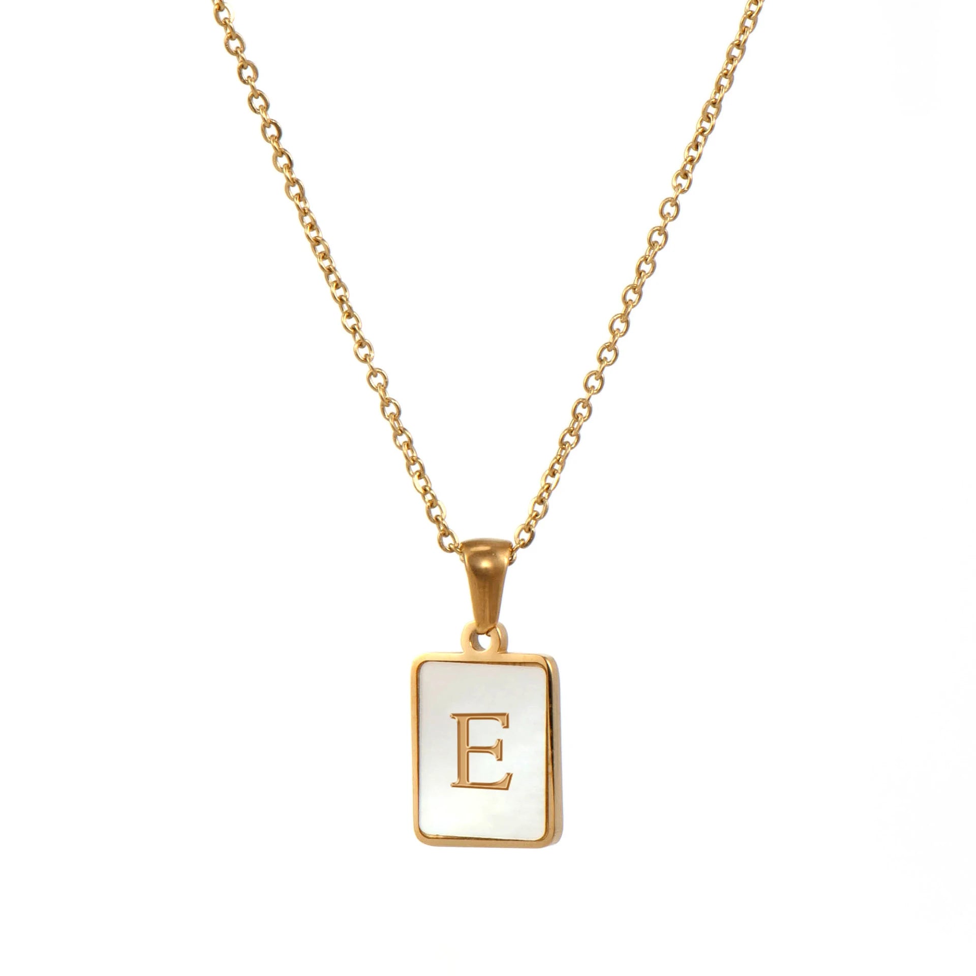 Name Necklace 26 Letters 18k Gold With Pendant Unique Jewelry Luxury