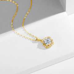 Gold necklace For Women With Original Luxury Pendant Jewelry