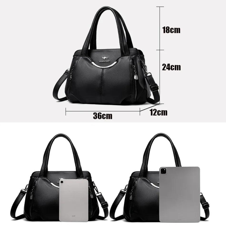 Genuine Luxury Handbags designer Soft Leather Shoulder For Women