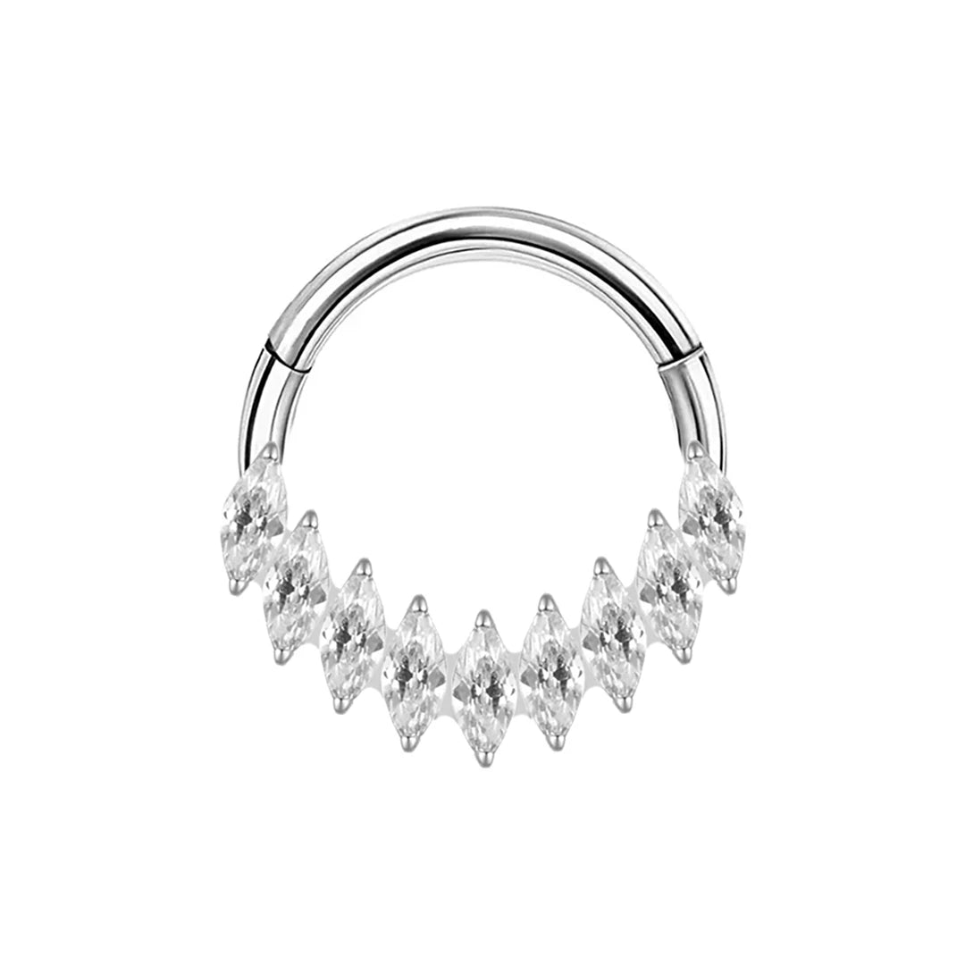 Nose Ring Hoop Splice Septum Piercing Jewelry Titanium