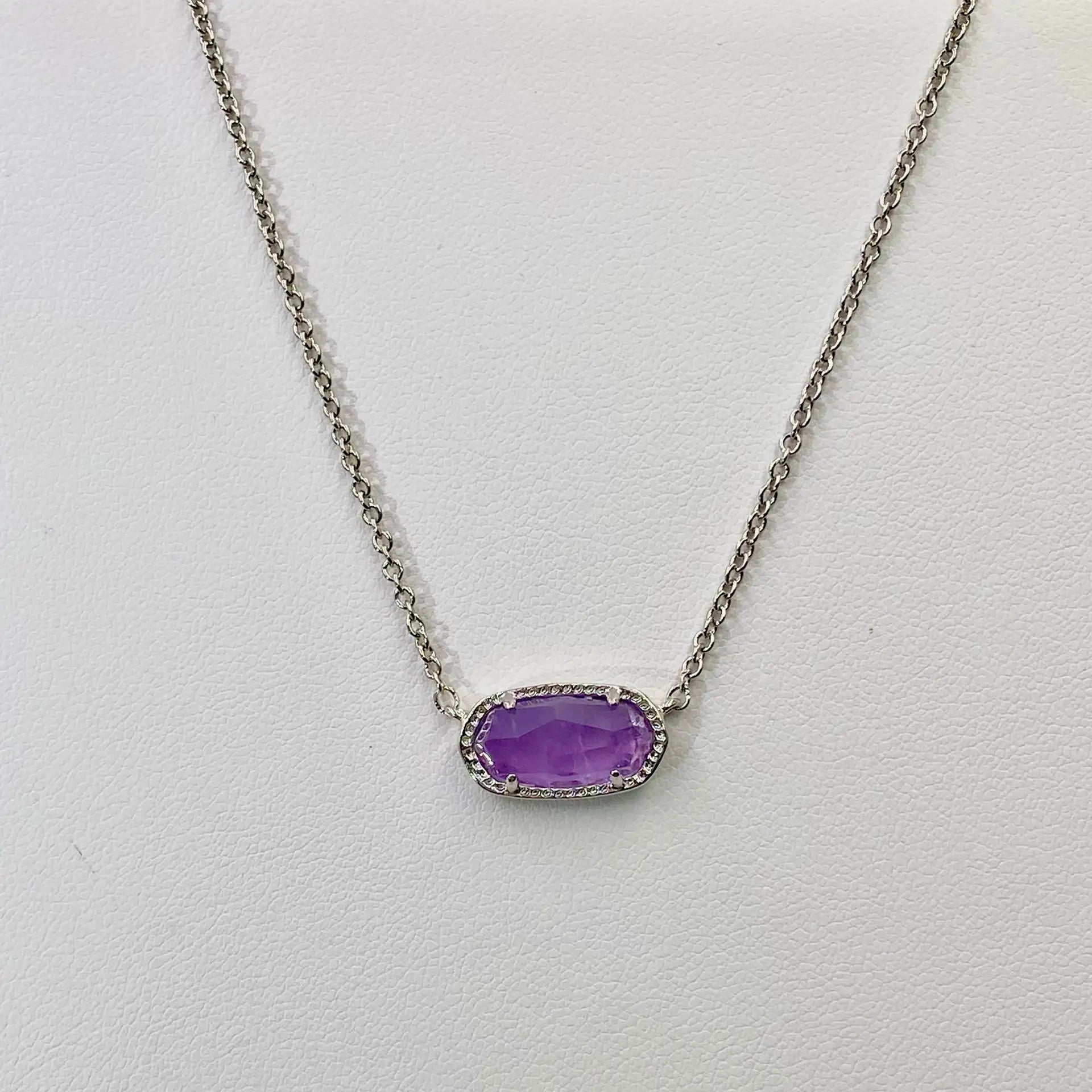 February Birthstone Sweet Fresh Natural Amethyst Gemstone Necklace