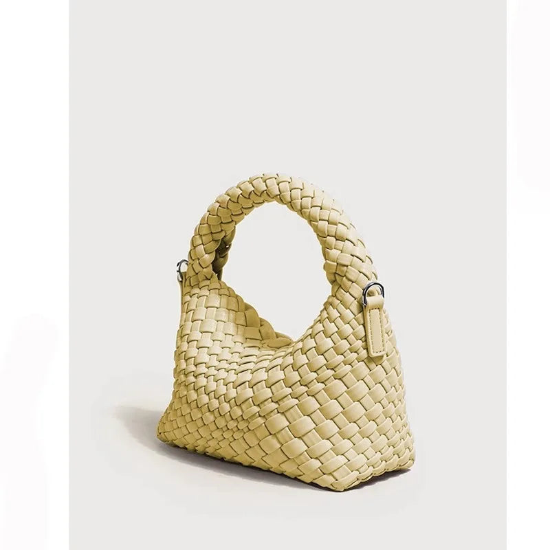 High-grade Women's Bag Solid Fashion Hand-woven Crossbody Temperament