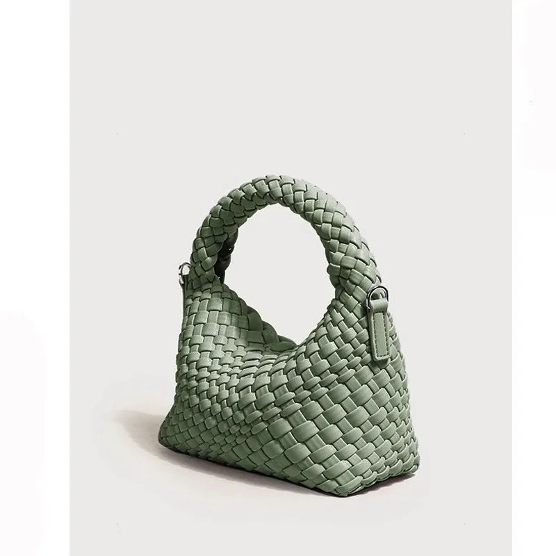 High-grade Women's Bag Solid Fashion Hand-woven Crossbody Temperament