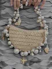 Lady Bags For Women Luxury Designer Brand Purses In Woven Beaded