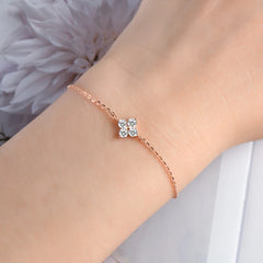 Clover Bracelet Luckly Silver 925 Fine Jewelry Party