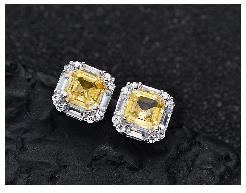 Diamond Earrings High Quality for Women Exquisite Sparkling Jewelry