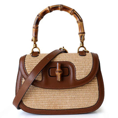 Handbags for Women Luxury Bamboo Natural Hand High Quality