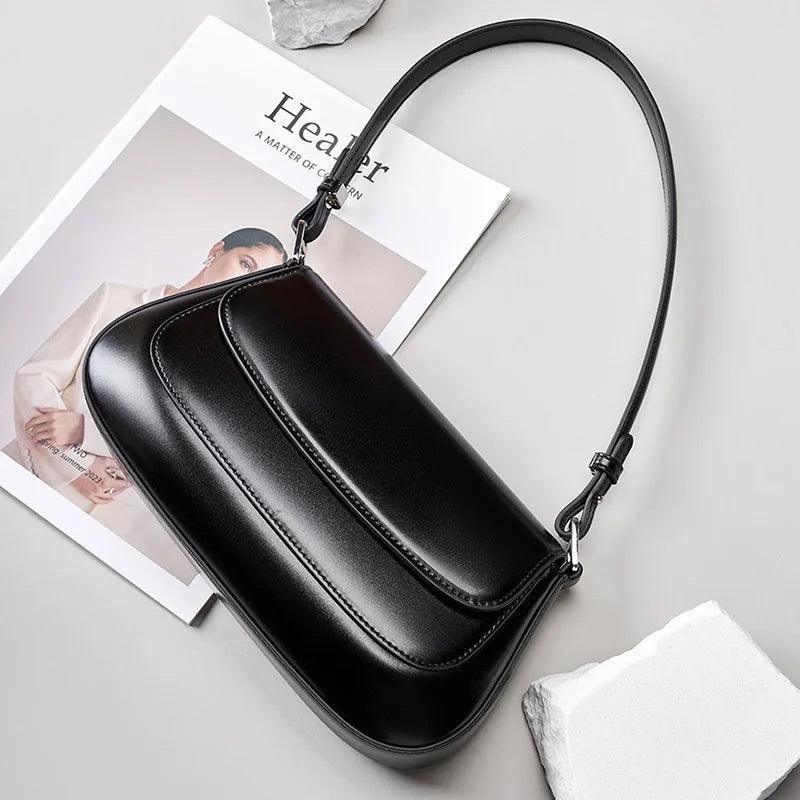 Luxury Handbags Genuine Leather Women Single Shoulder Versatile