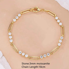 Clover Bracelet Round For Women 925 Silver Fashion Jewelry