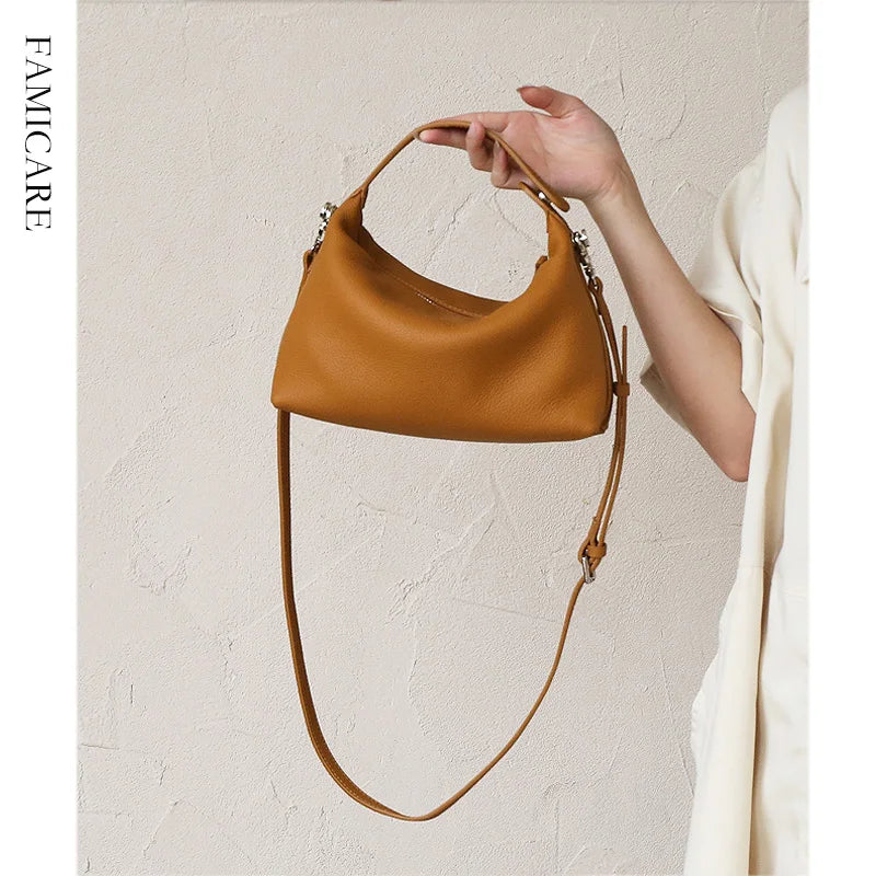 Women's Bag Luxury Soft Genuine Leather Lady Fashion Casual Shoulder