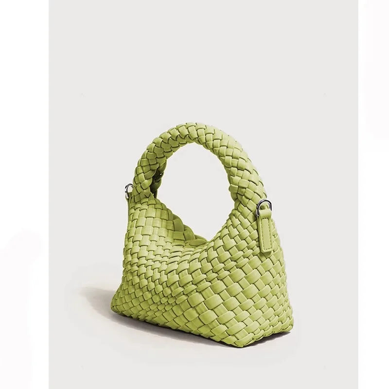 High-grade Women's Bag Solid Fashion Hand-woven Crossbody Temperament