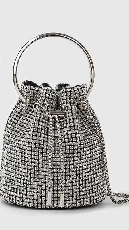 Bucket bags Women's inlaid diamond Fashion dinner women luxury