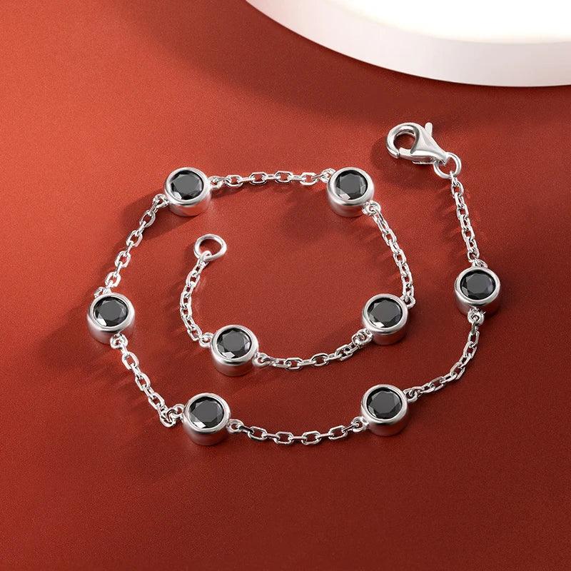 Tennis bracelet Silver 925 Hand Chain Fine Jewelry
