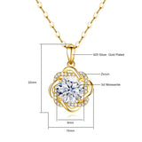 Star Of David For Women With Original Luxury Gold Pendant Jewelry