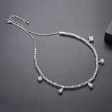 Luxury Designer Necklace for Women Heart Shape Aesthetic Jewelry