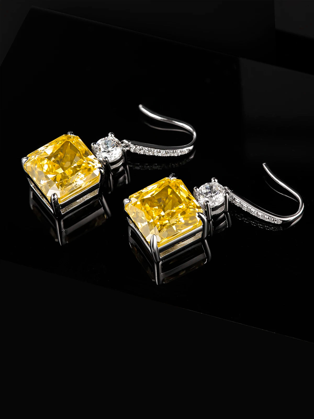 Diamond Earrings 925 silver for women high end luxury jewelry