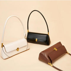 Leather Bag High Quality Elegant Ladies Shoulder Bags Designer Retro