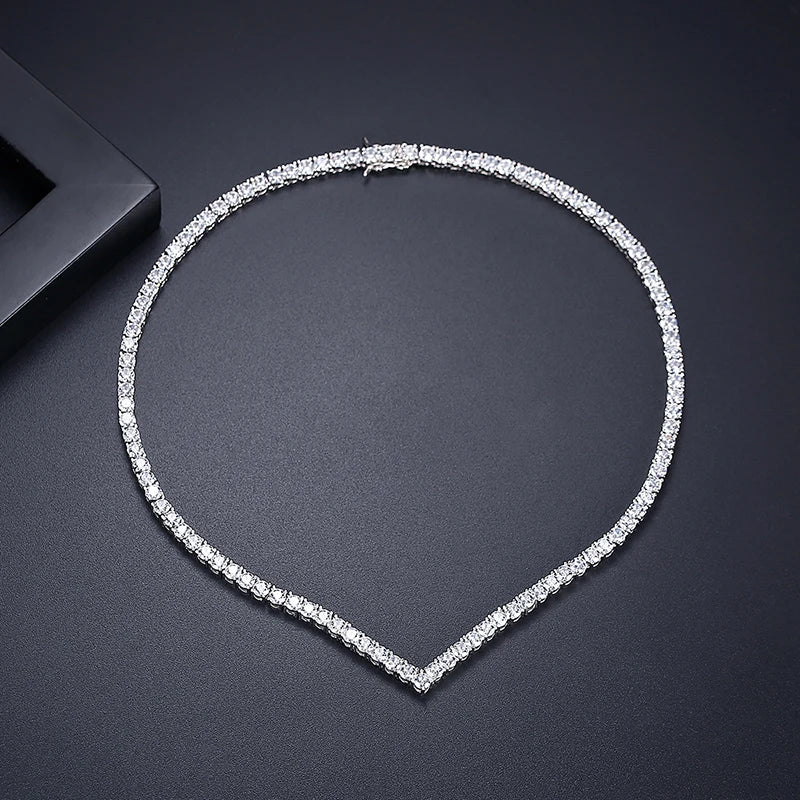 Luxury Designer Necklace for Women Heart Shape Aesthetic Jewelry