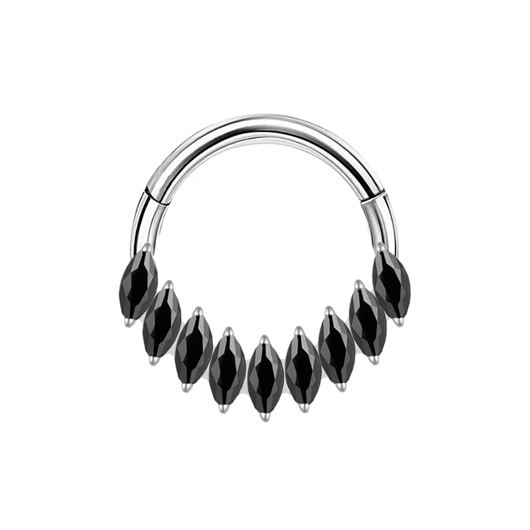 Nose Ring Hoop Splice Septum Piercing Jewelry Titanium