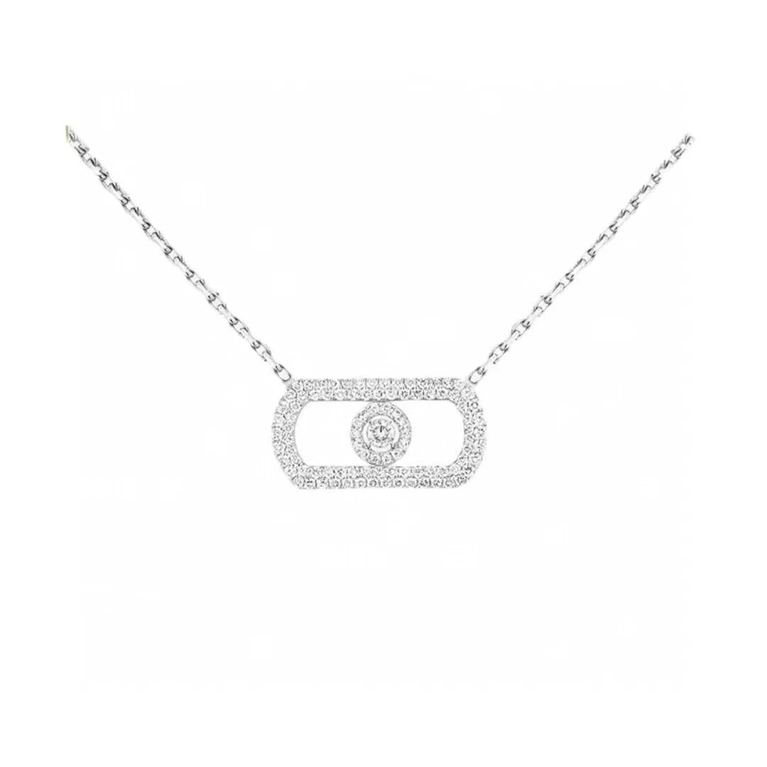 Diamond Necklace Luxury Jewelry High Can be worn by both men and women